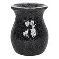 Large Black Crackle Oil Burner & Wax Warmer with Two Free Packs of Melts