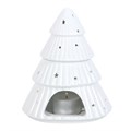 White/Pink Christmas Tree Oil/Wax Melt Burner & Two Free Packets of Melts