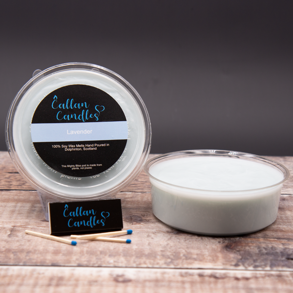 Callan Candles Lavender 220 gram Mighty Bliss Soy Wax Pod