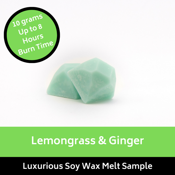 Lemongrass & Ginger Soy Wax Melt Sample