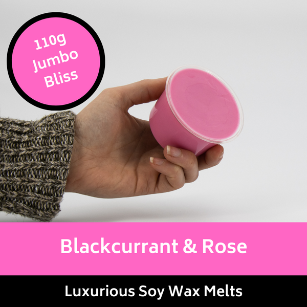 110g Jumbo Blackcurrant & Rose Soy Wax Melt