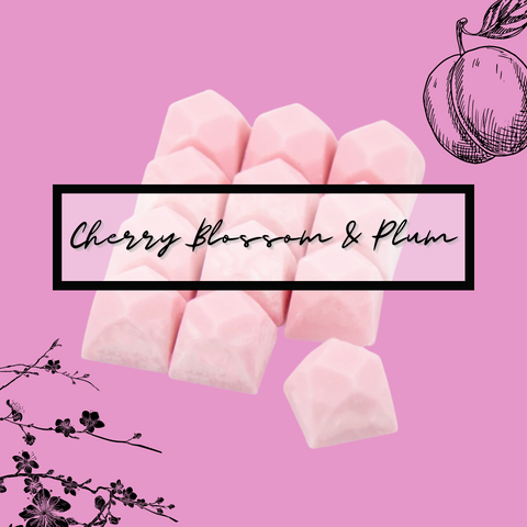 Cherry Blossom & Plum 60g Gemstone Soy Wax Melt Pack