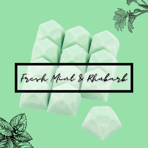 Fresh Mint & Rhubarb 60g Gemstone Soy Wax Melt Pack