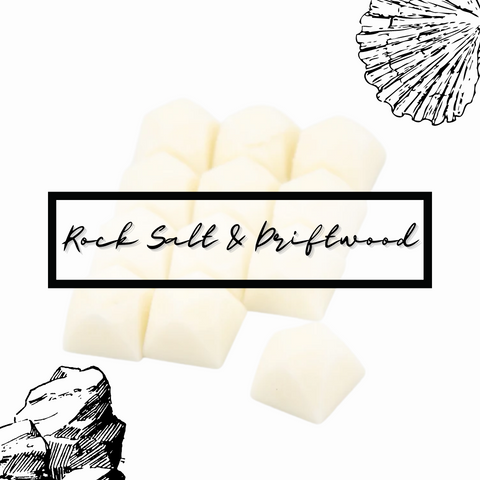 Rock Salt & Driftwood 60g Gemstone Soy Wax Melt Pack