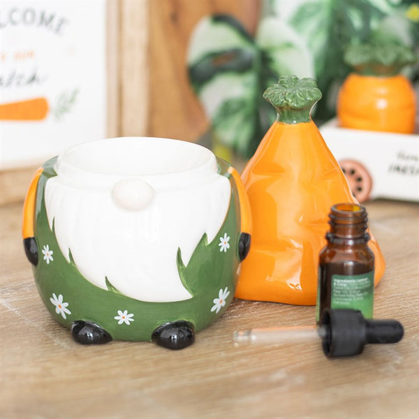 Carrot Patch Gonk Ceramic Wax Melt & Oil Burner & Two Free Packets of Melts