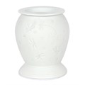 Dragonfly White Ceramic Electric Wax Melt Burner With Two Packs of Free Melts