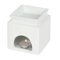 White Home Cut Out Oil/Wax Melt Burner & Two Free Packets of Melts