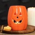 Jack O'Lantern Wax Melt/Oil Burner with Two Free Packets of Melts