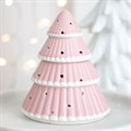 White/Pink Christmas Tree Oil/Wax Melt Burner & Two Free Packets of Melts