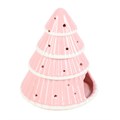White/Pink Christmas Tree Oil/Wax Melt Burner & Two Free Packets of Melts