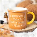 Pumpkin Spice Mug Ceramic Oil/Wax Melt Burner With Two Free Packets of Melts