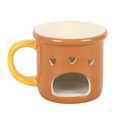 Pumpkin Spice Mug Ceramic Oil/Wax Melt Burner With Two Free Packets of Melts