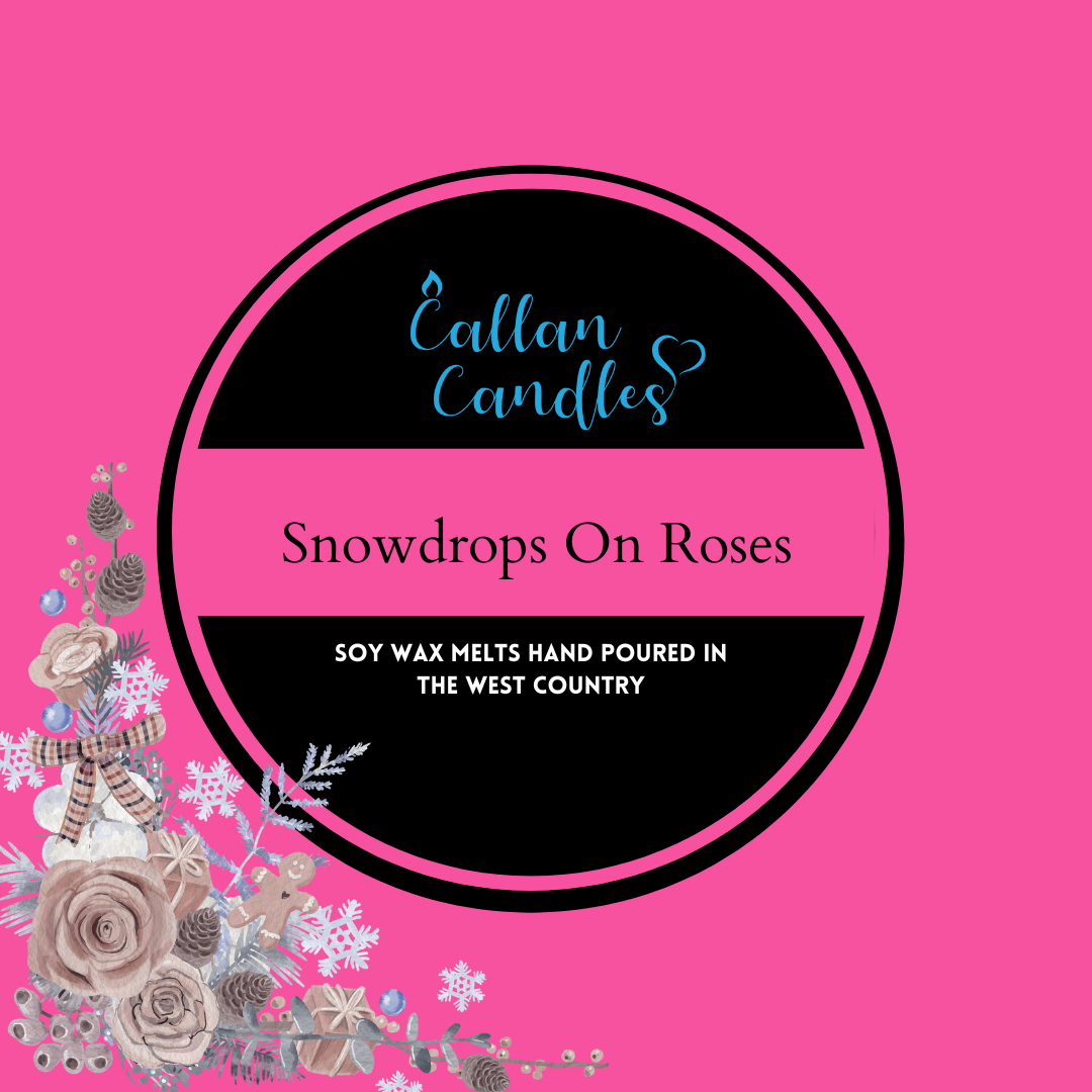 *Limited Edition* 110g Jumbo Snowdrops On Roses Soy Wax Melt