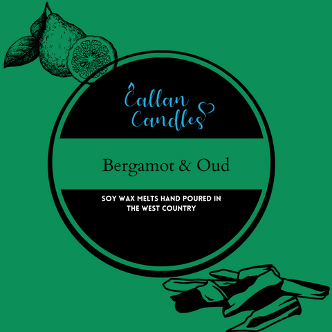 *Limited Edition* 110g Jumbo Bergamot & Oud Soy Wax Melt