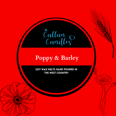 *Limited Edition* 110g Jumbo Poppy & Barley Soy Wax Melt