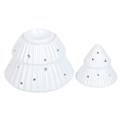 White/Pink Christmas Tree Oil/Wax Melt Burner & Two Free Packets of Melts