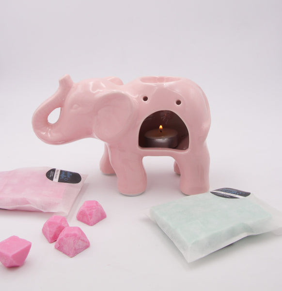Large Elephant Melter (Pink) & Two Free Packets of Melts