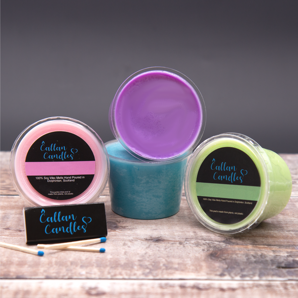 4 Jumbo Bliss pods by Callan Candles for £22.49
