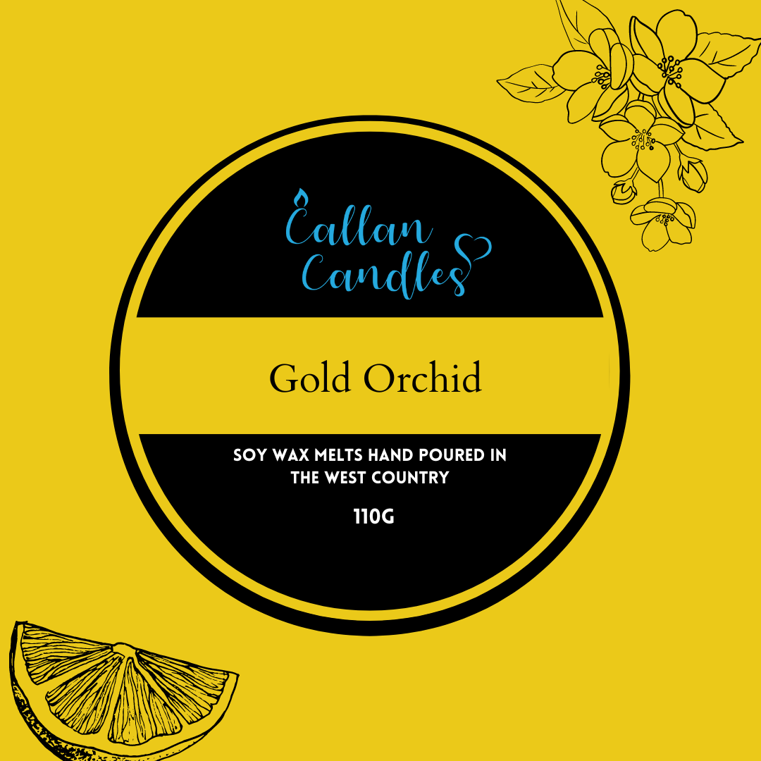 *Limited Edition* 110g Jumbo Gold Orchid Soy Wax Melt