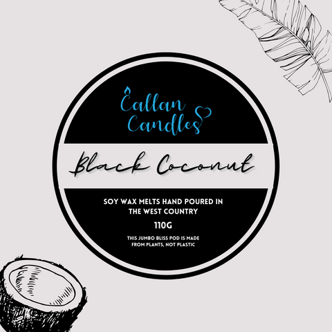 110g Jumbo Black Coconut Wax Melt