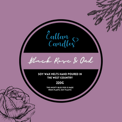 220g Mighty Black Rose & Oud Soy Wax Melt