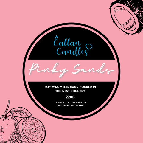 220g Mighty Pinky Sands Soy Wax Melt