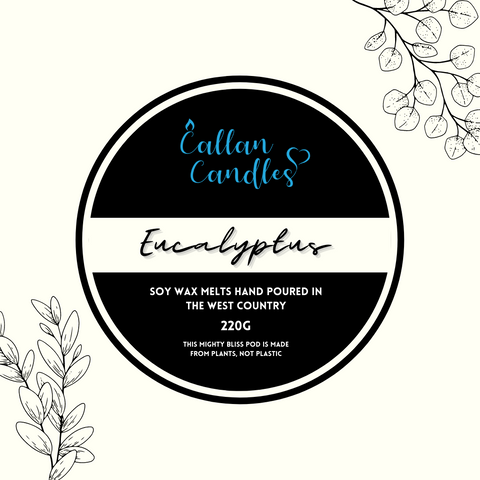 220g Mighty Eucalyptus Essential Oil Soy Wax Melt