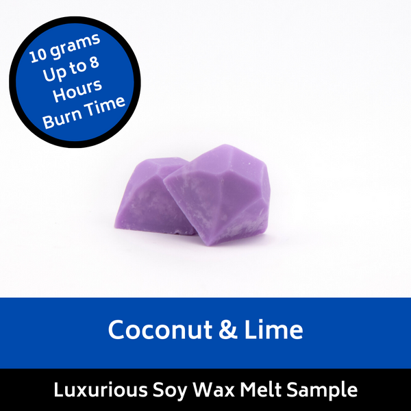 Coconut & Lime Soy Wax Melt Sample
