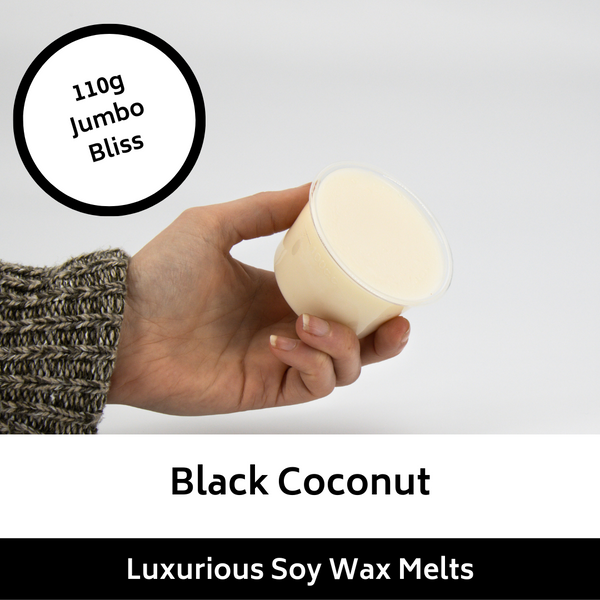110g Jumbo Black Coconut Wax Melt