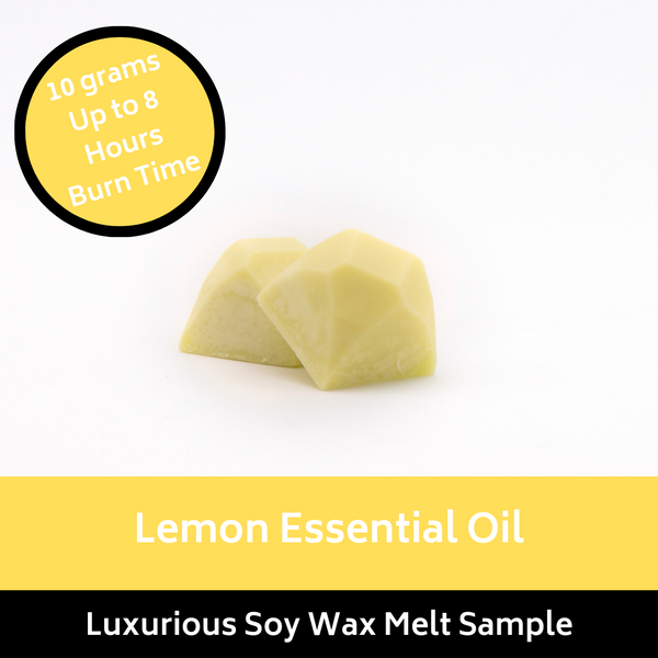 Lemon Essential Oil Soy Wax Melt Sample