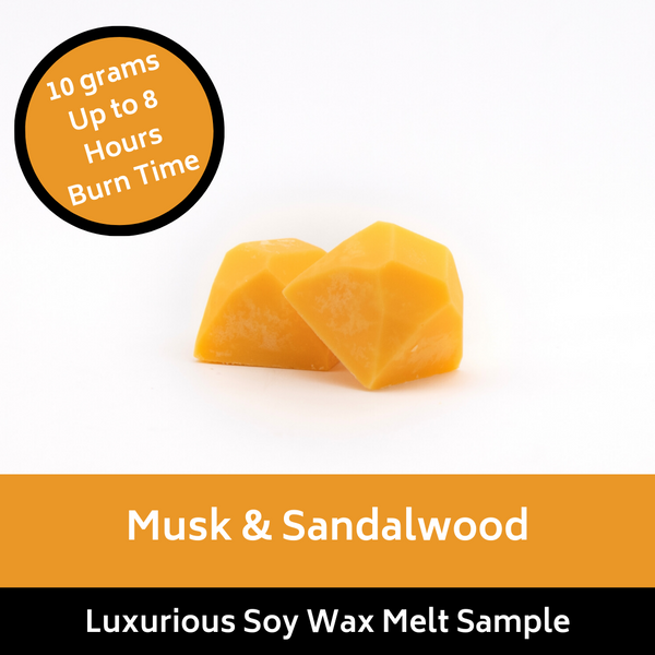 Musk & Sandalwood Soy Wax Melt Sample
