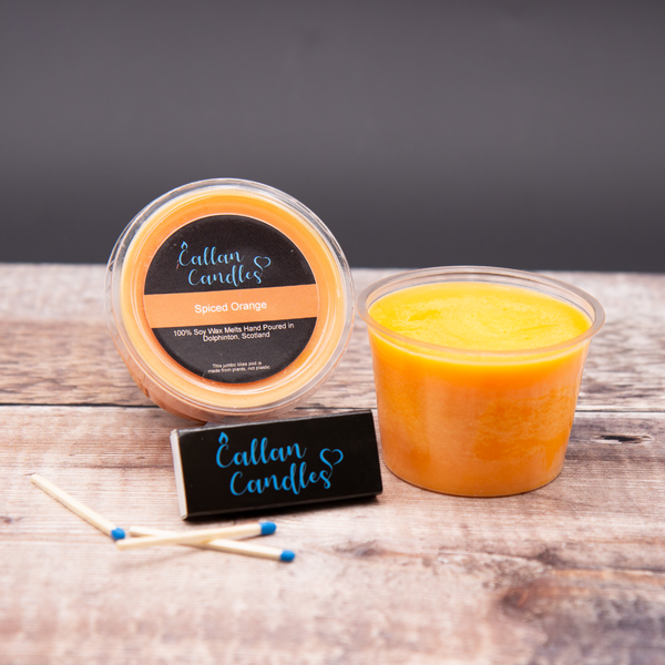 Callan Candles Spiced Orange 110 gram Jumbo Bliss Soy Wax Pod