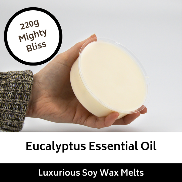 220g Mighty Eucalyptus Essential Oil Soy Wax Melt