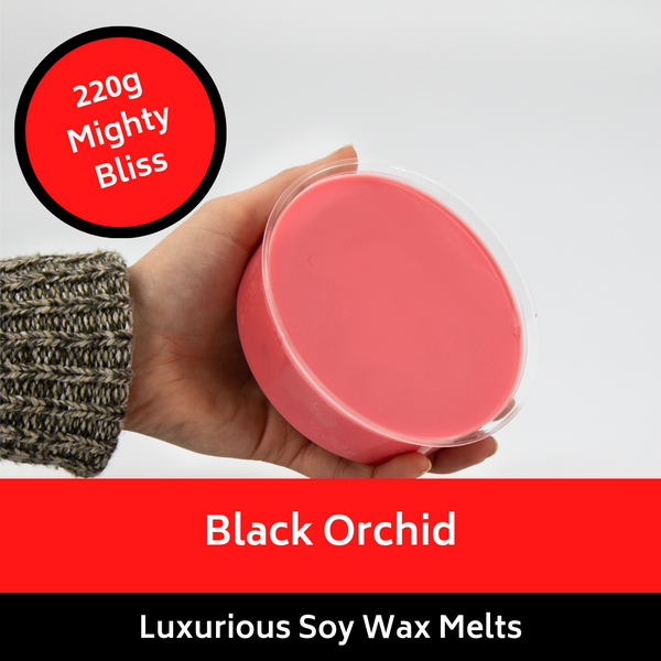 220g Mighty Black Orchid Soy Wax Melt