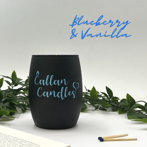 Blueberry & Vanilla  250g Soy Wax Candle