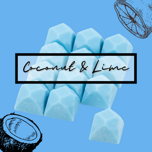 Coconut & Lime 60g Gemstone Soy Wax Melt Pack