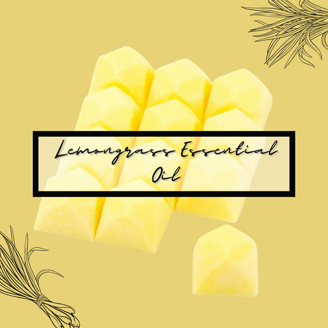 Lemongrass Essential Oil 60g Gemstone Soy Wax Melt Pack