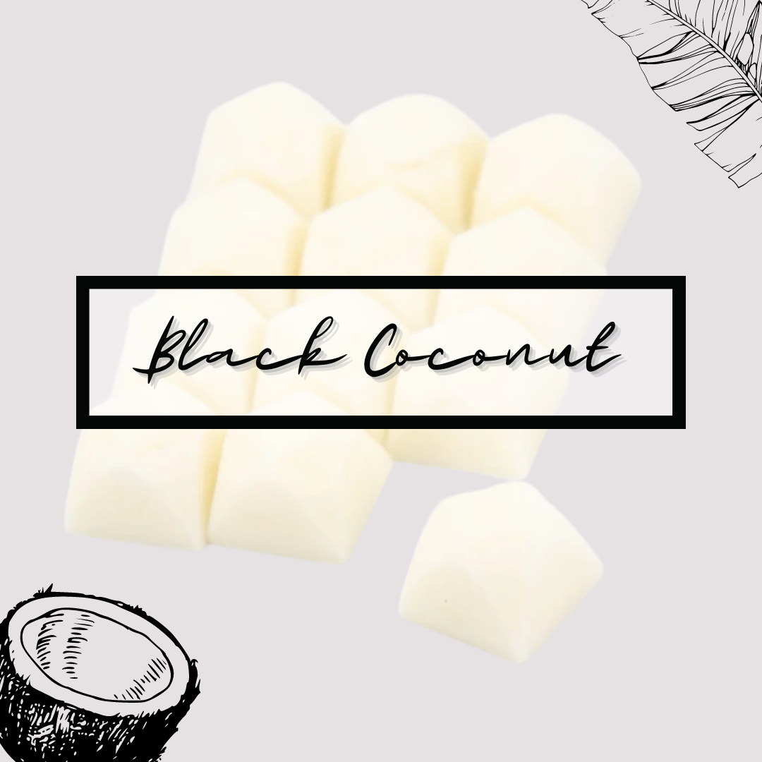 Black Coconut 60g Gemstone Soy Wax Melt Pack