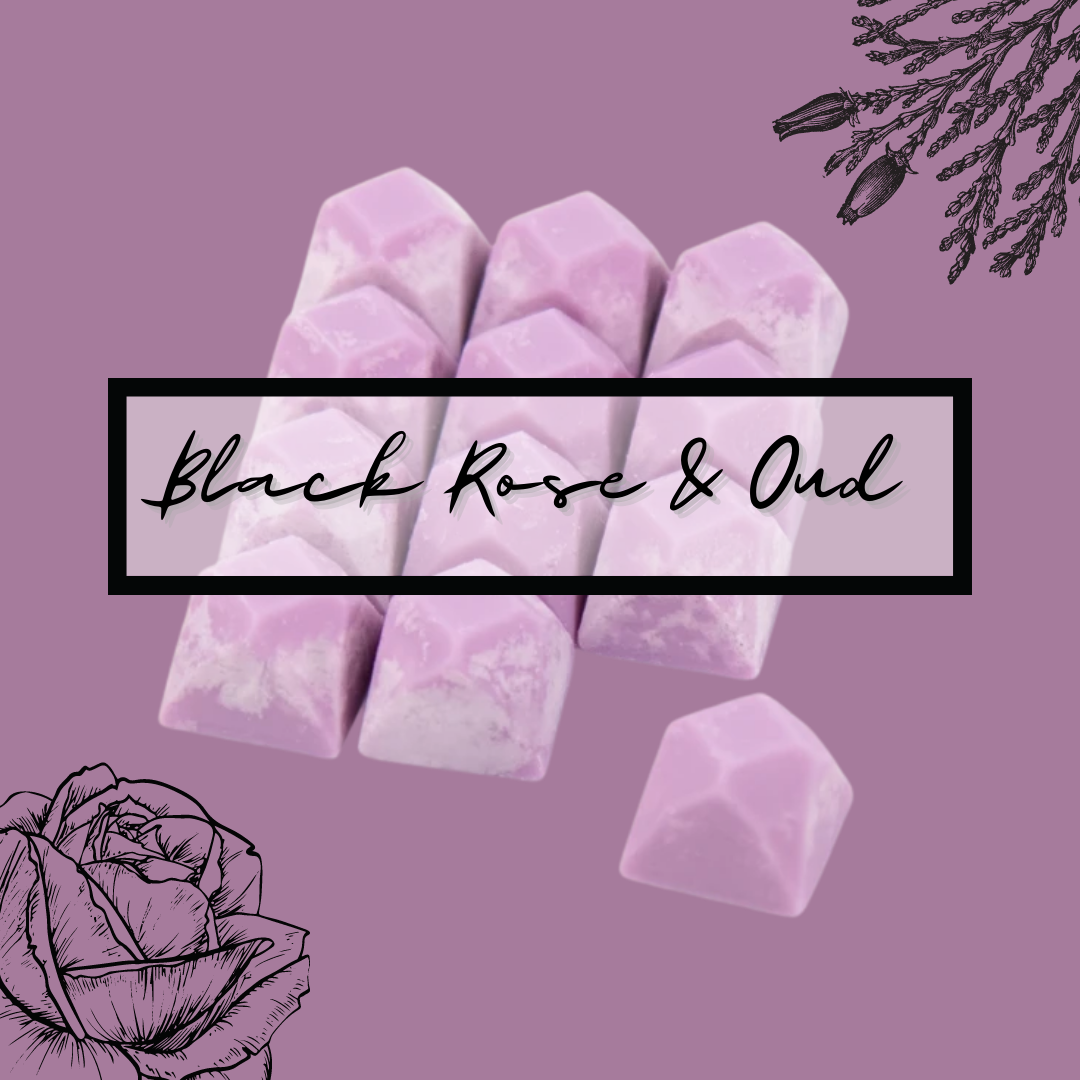 Black Rose & Oud 60g Gemstone Soy Wax Melt Pack
