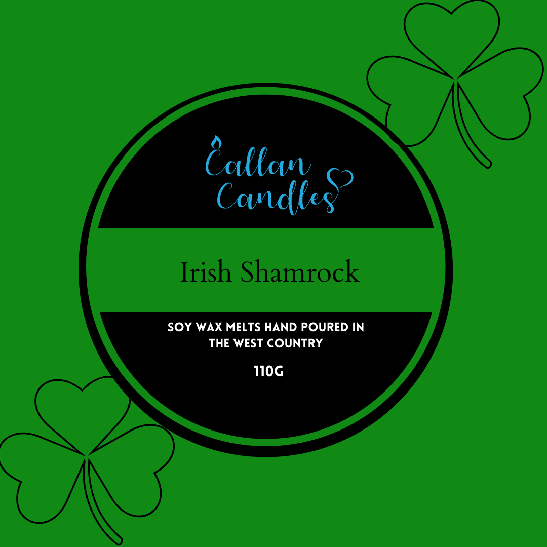 *Limited Edition* 110g Jumbo Irish Shamrock Soy Wax Melt